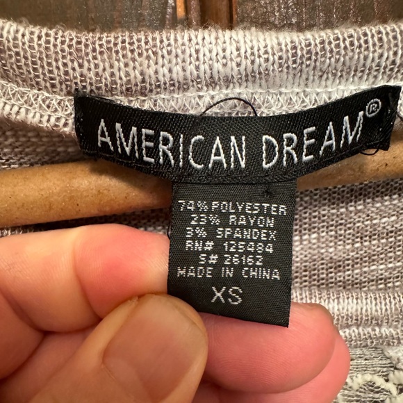 Women’s Long Sleeve American Dream XS See-Thru Blouse - Picture 6 of 10